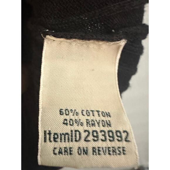 L.L. BEAN Black Ribbed Textured Open-Front Lightweight Cardigan Sweater - Sz L - Picture 5 of 5